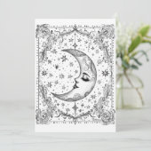 grillige halve maan | Kleur je eigen groet (Staand voorkant)