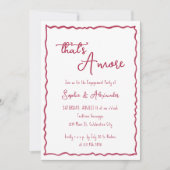 Grillige hand getekend dat is meer Italië Verlovin Kaart (Voorkant)