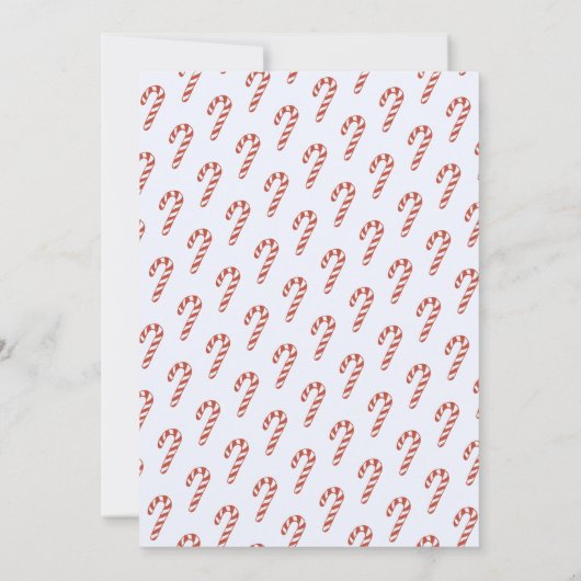 grillige hand getekend op wat een leuk kerstfeest kaart (Achterkant)