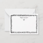 grillige hand getekend paar briefpapier notitiekaartje (Voorkant)