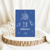 grillige hand getekende boog verjaardagsfeest drin kaart