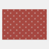 Grillige Hand Getekende Doodle Rood Inpakpapier Vel (Voorkant 3)