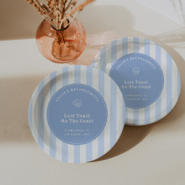 Grillige Hand Getekende Laatste Toast Aan De Kust  Papieren Bordje