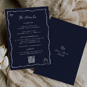 grillige hand getrokken doedel bruiloft details Ka Kaart