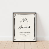 grillige hand getrokken gunsten poster