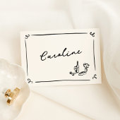 grillige hand getrokken plaats kaart