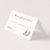 grillige hand getrokken plaats kaart (Voorkant)