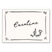 grillige hand getrokken plaats kaart (Voorkant)