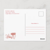 Grillige handgetekende babyshowerbrunch briefkaart (Achterkant)