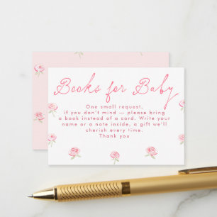 Grillige handgetekende boeken voor baby baby showe informatiekaartje