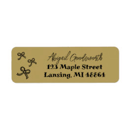 Grillige handgetekende boog bruiloft uitnodigingsa etiket