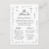 Grillige Handgetekende Details Enclosure Kaart (Voorkant)