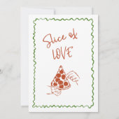 grillige handgetekende plak liefde Vrijgezellenfee Kaart (Achterkant)