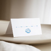 grillige handgetekende schaal plaatskaartje