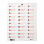 grillige handgetekende typografie cupcake label (Full Sheet)