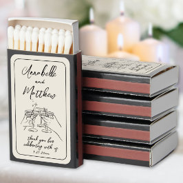 Grillige Handgetekende Vintage Bruiloft