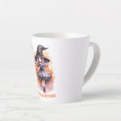 grillige heksen latte mok (Rechterhoek)