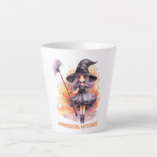grillige heksen latte mok (Voorkant)