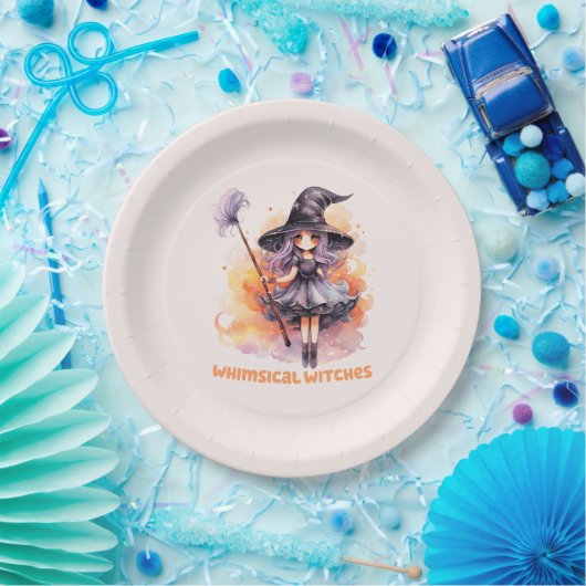 grillige heksen papieren bordje (Feest)