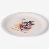 grillige heksen papieren bordje (Gekanteld)