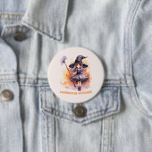 grillige heksen ronde button 7,6 cm (In situ)