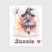grillige heksen sticker (Vel)