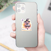 grillige heksen sticker (Telefoon)