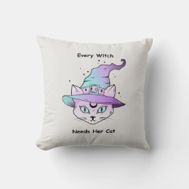 grillige heksenkat kussen