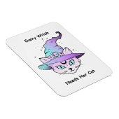 grillige heksenkat magneet (Rechterzijde)