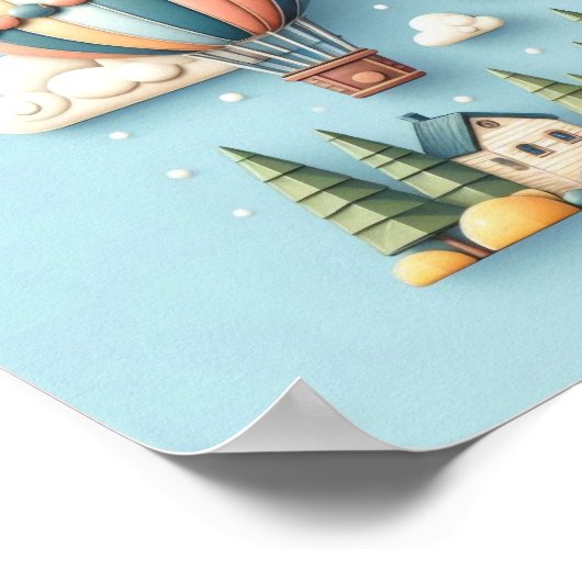 Grillige Hemelreis Poster (Hoek)