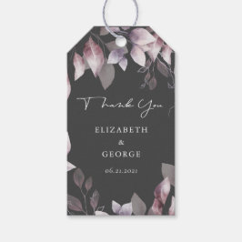 grillige herfst bloemenmonogram huwelijkscadeau la cadeaulabel