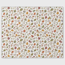 Grillige herfst bos blad paddestoel patroon