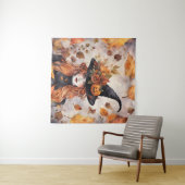 grillige Herfst heks Wandkleed (In Situ (horizontaal))