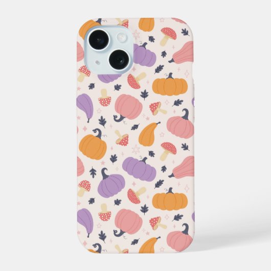 Grillige Herfst Oogst iPhone 15 Case (Achterkant)