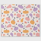 grillige herfstoogst cadeaupapier (Vlak)