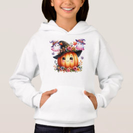 Grillige herfstpompoen heksendesign