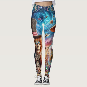 grillige hoedenmaker leggings