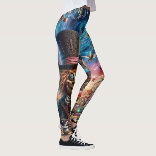 grillige hoedenmaker leggings (Rechts)