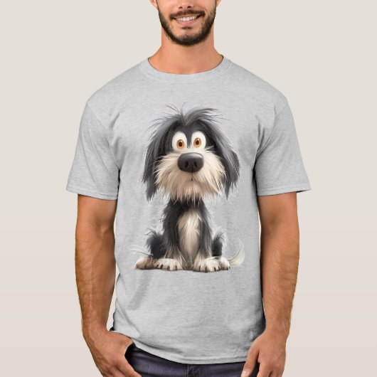 Grillige hond t-shirt (Voorkant)