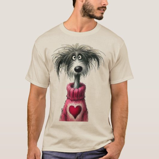Grillige hond t-shirt (Voorkant)