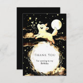 Grillige Huilende Wolf Verjaardag Bedankkaart (Voorkant / Achterkant)