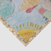 grillige huizen omheind tissuepapier (Detail)