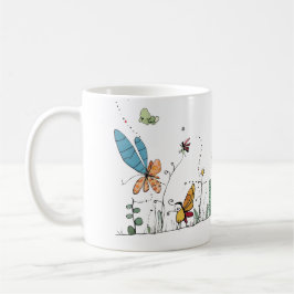 Grillige insecten cadeau, insecten thema  koffiemok