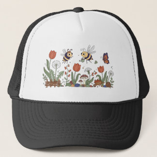 Grillige insecten trucker pet