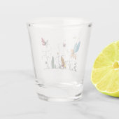 Grillige insectenglas, insect thema shot glas (Achterkant)