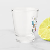 Grillige insectenglas, insect thema shot glas (Links)