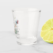 Grillige insectenglas, insect thema shot glas (Rechts)