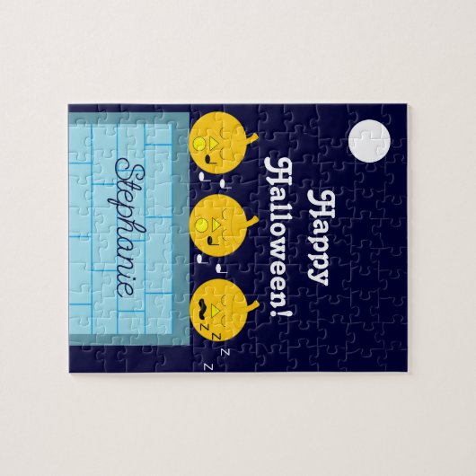 grillige Jack-o'-Lanterns Legpuzzel (Horizontaal)