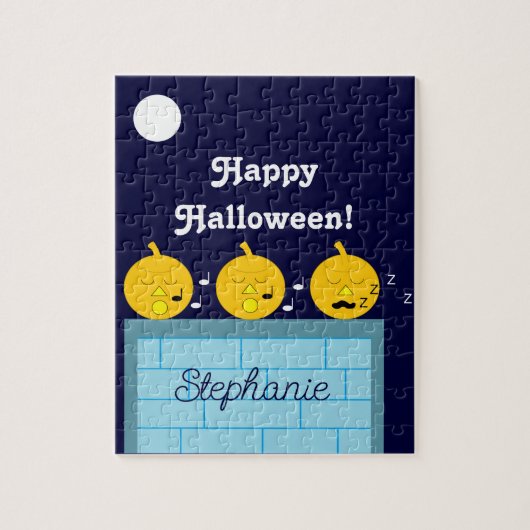 grillige Jack-o'-Lanterns Legpuzzel (Verticaal)