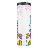 grillige kabouters vieren Pasen Thermosbeker (Achterkant)